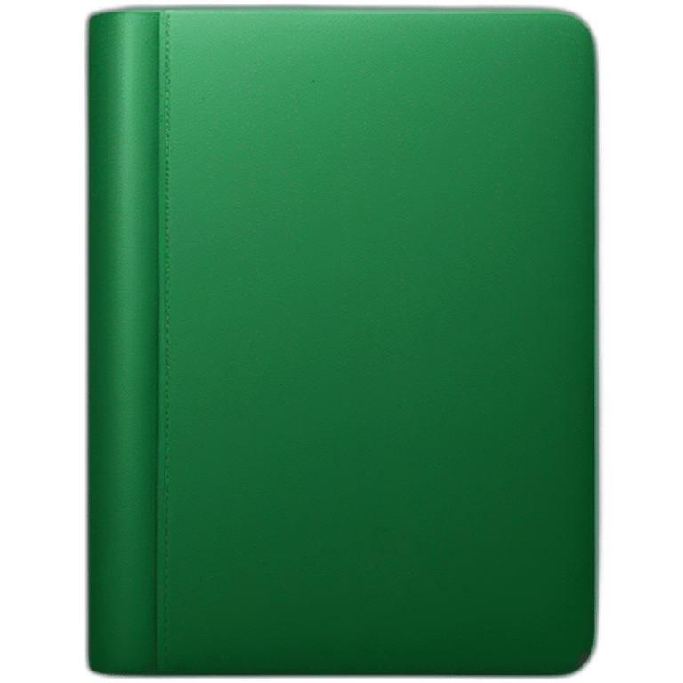 dark green passport emoji