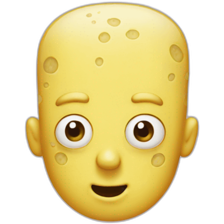 Spongebob without hair emoji