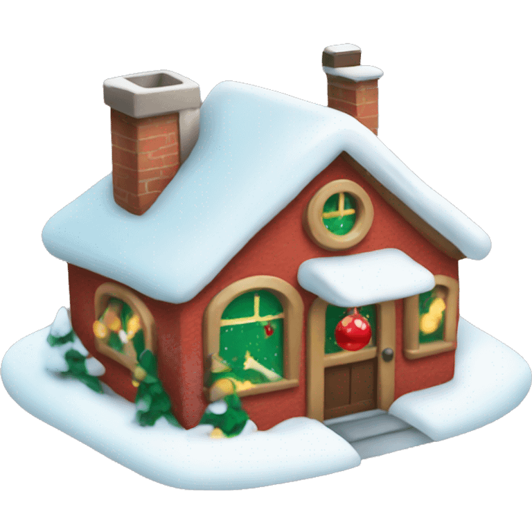 Pin location Christmas theme  emoji