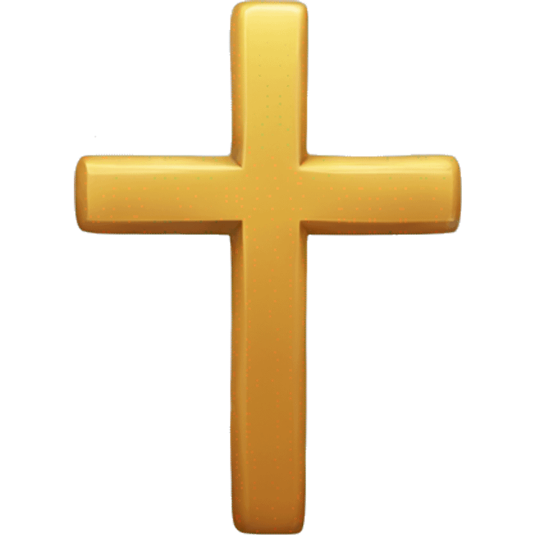 cross with represent god emoji