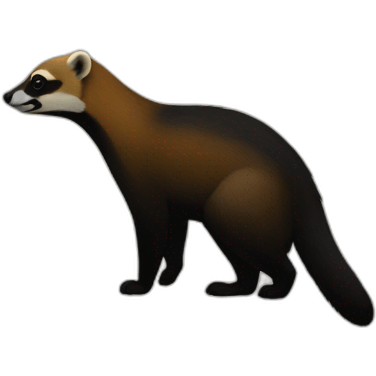 coati silhouette emoji