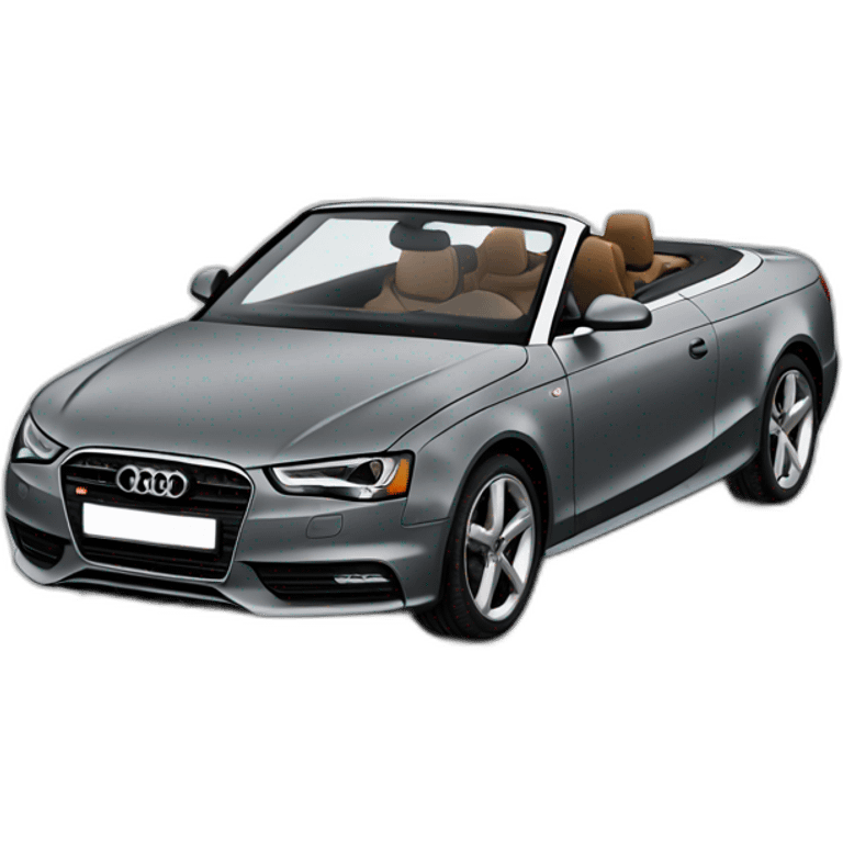 grey audi A4 cabriolet emoji