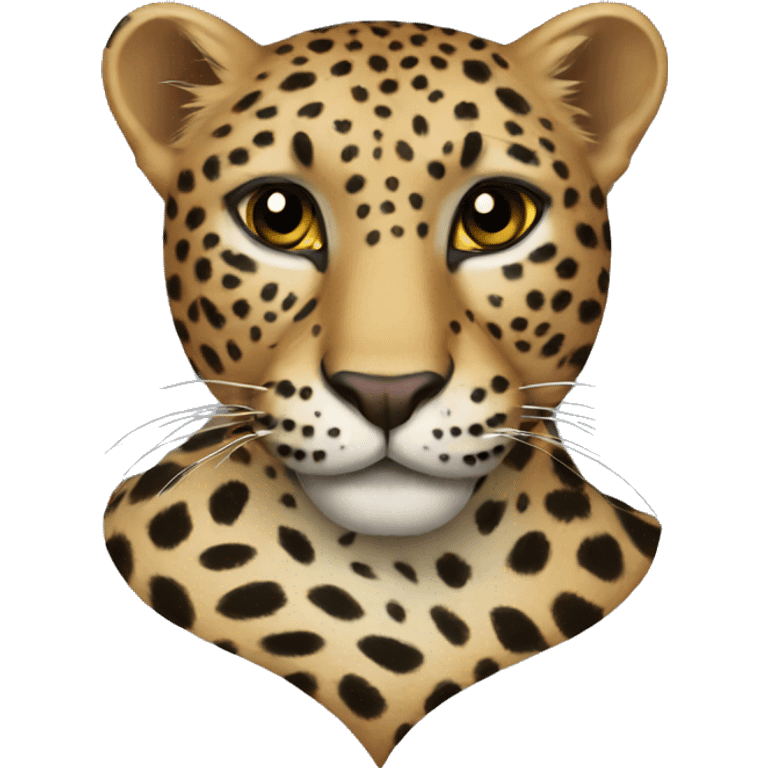 leopard heart  emoji