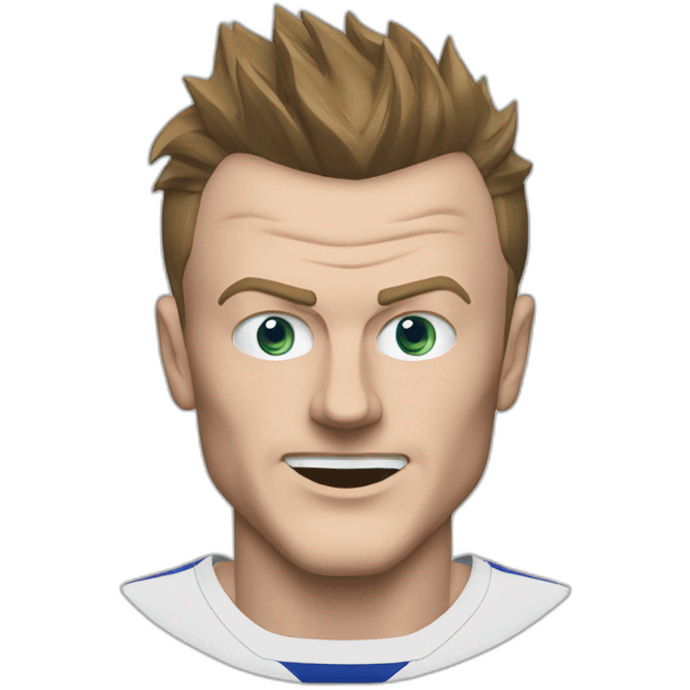 Jamie Vardy breaking the premier league goal record emoji