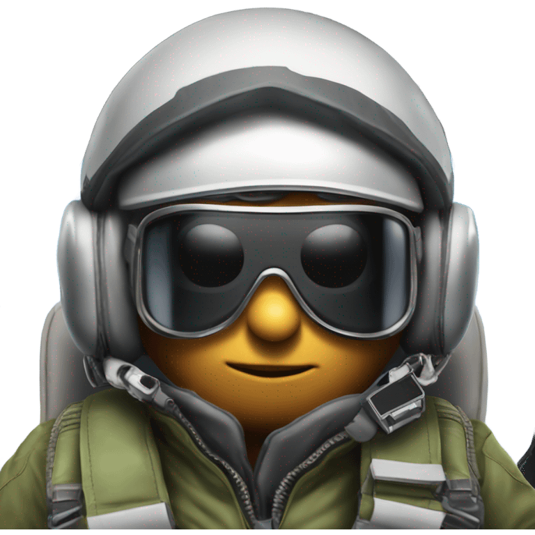 Maverick top gun in the plane emoji