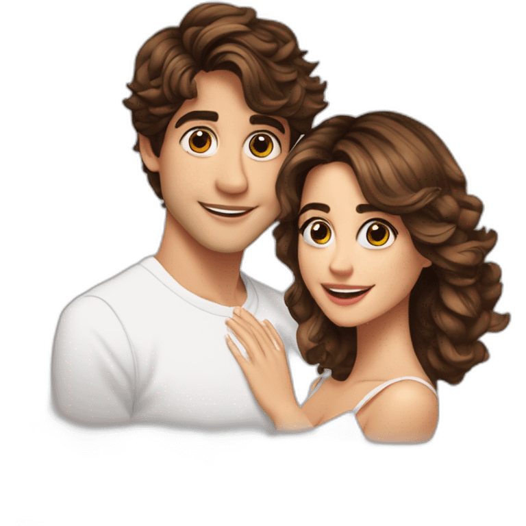 TINI Stoessel and Rodrigo De Paul emoji