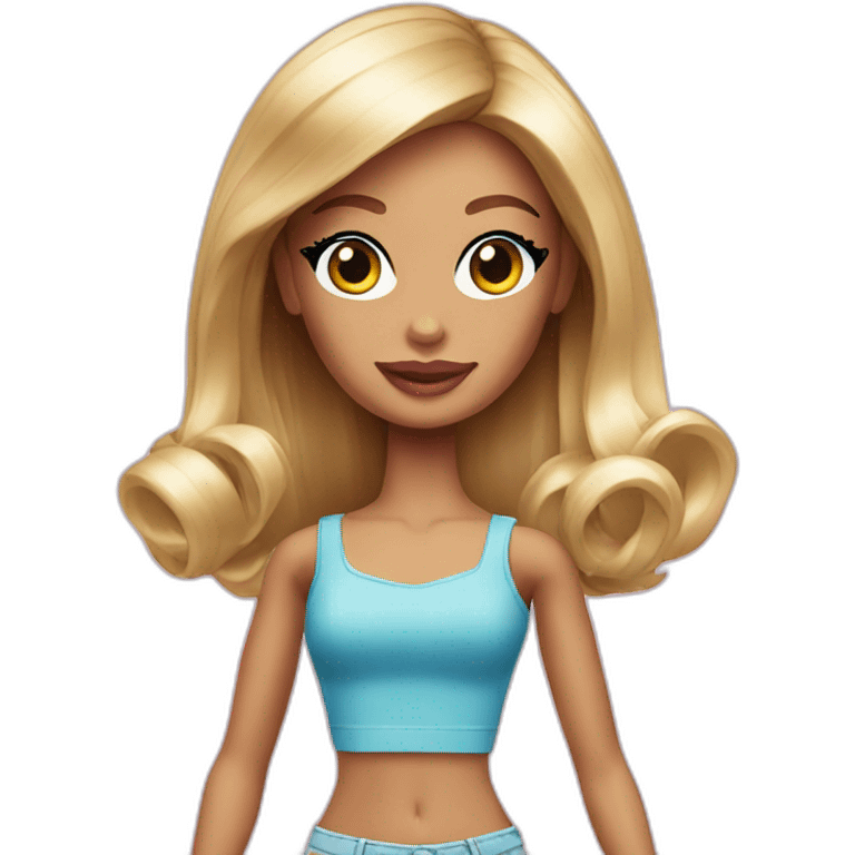 Weird Barbie emoji