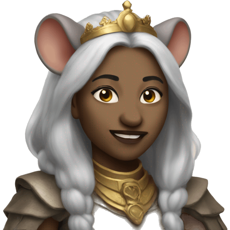 Rat queen emoji