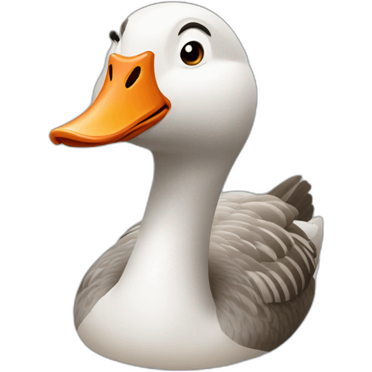 Goose happy emoji