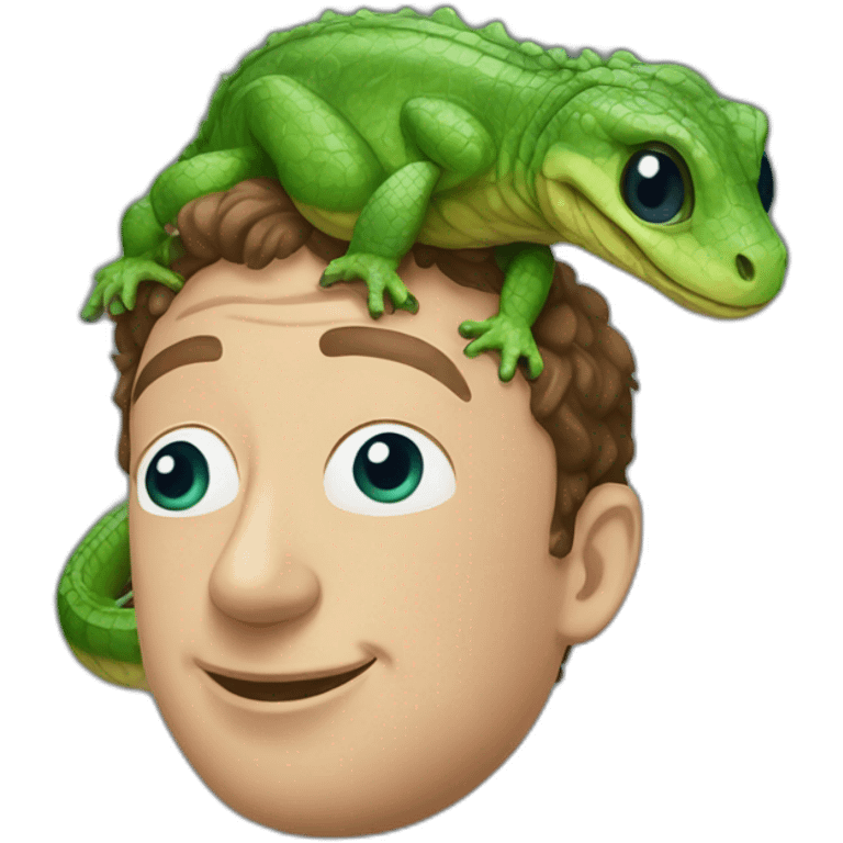 mark zuckerberg reptile emoji