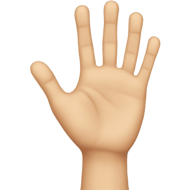 Two hands Nicely Done high five with very short finger length emoji