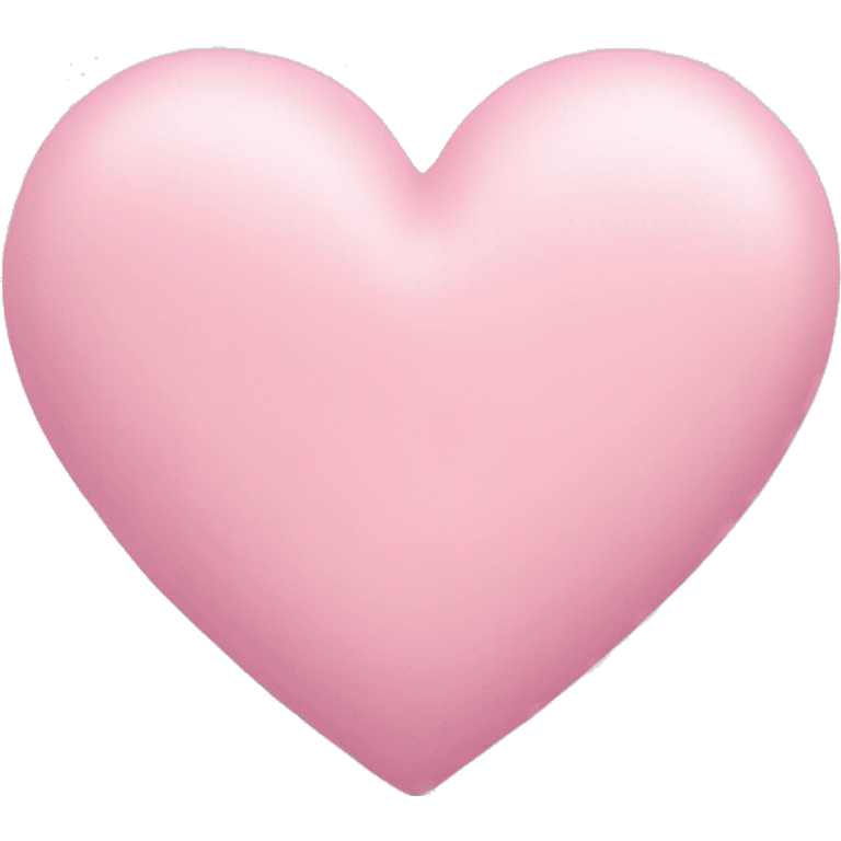 pastel pink heart  emoji