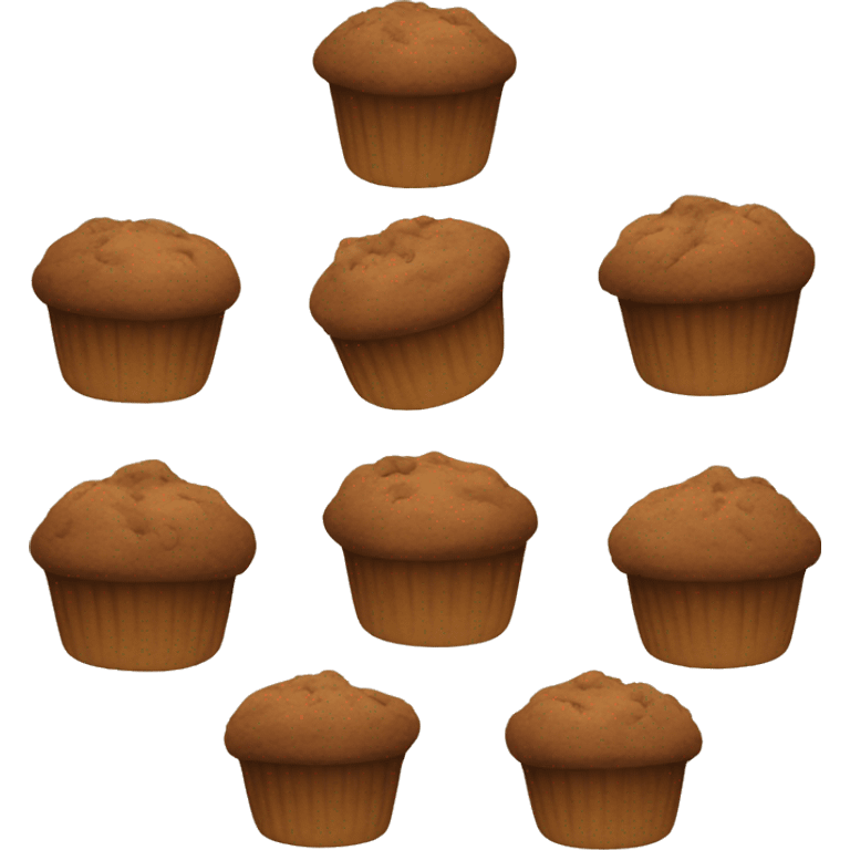 A room a cleaning brown muffins emoji