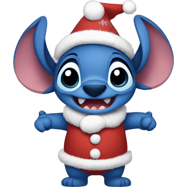 Stitch christmas emoji