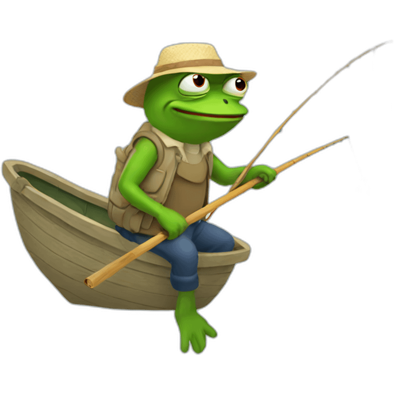 pepe fishing emoji