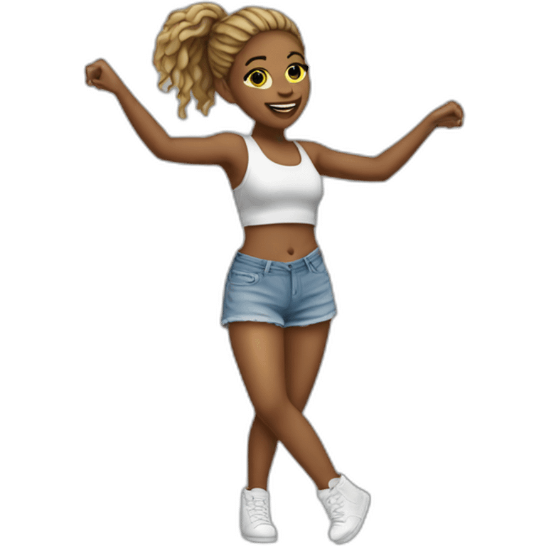 Danseuse de hip-hop  emoji