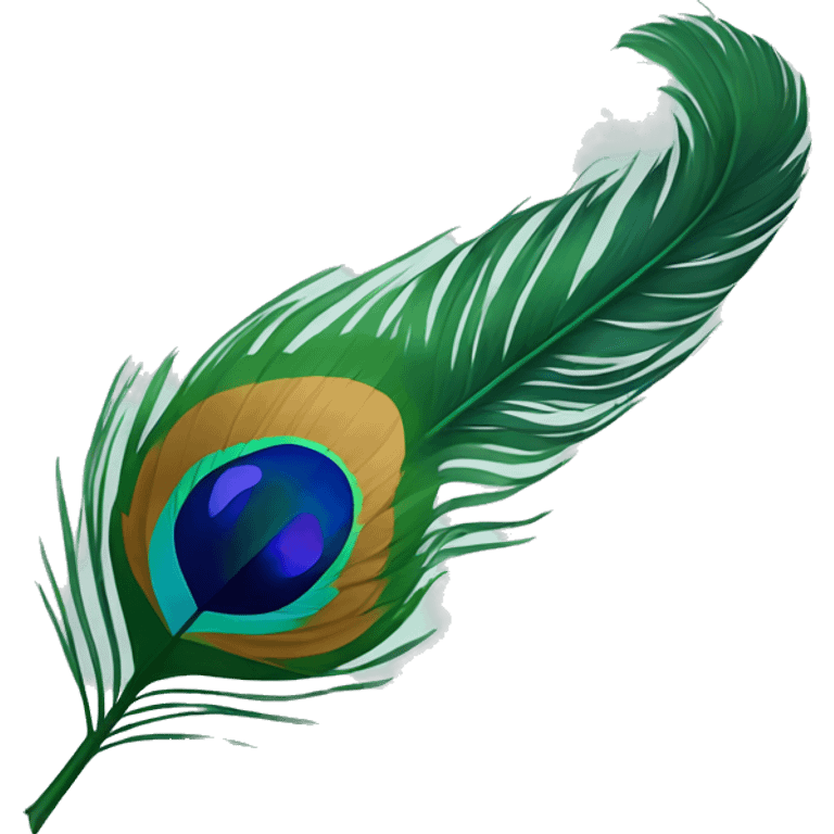 peacock feather emoji