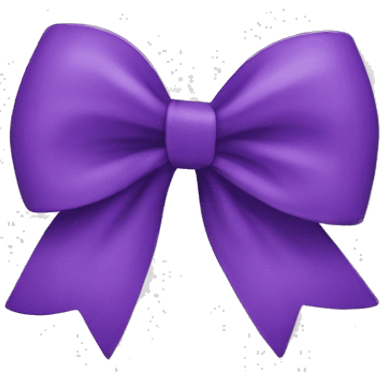 Purple bow  emoji