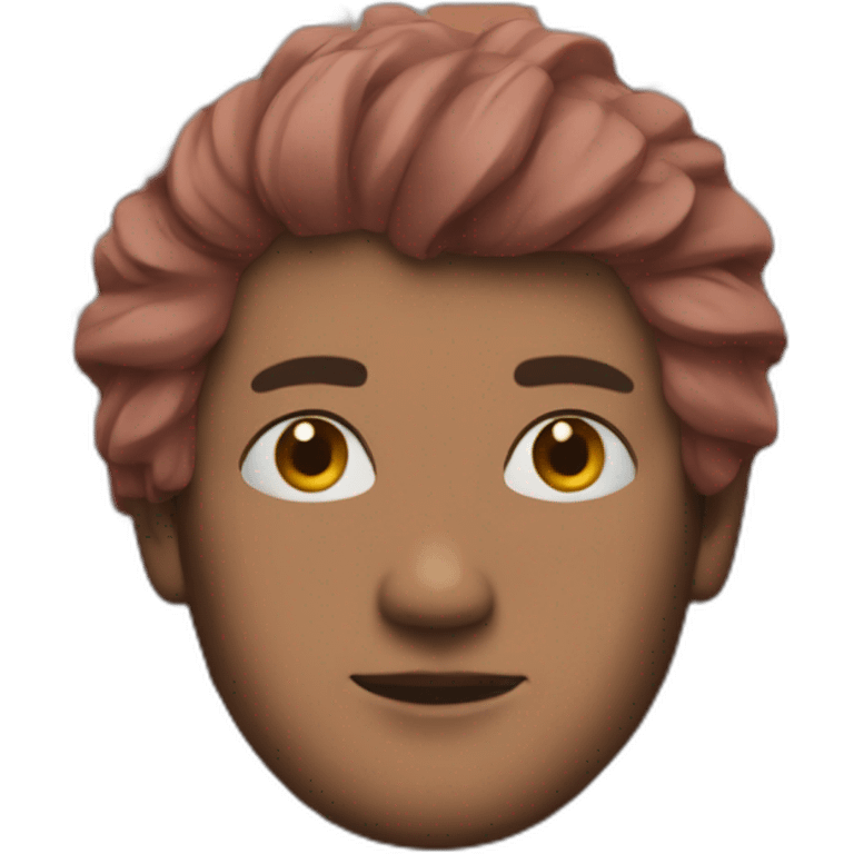 brick with lgbtq hair emoji