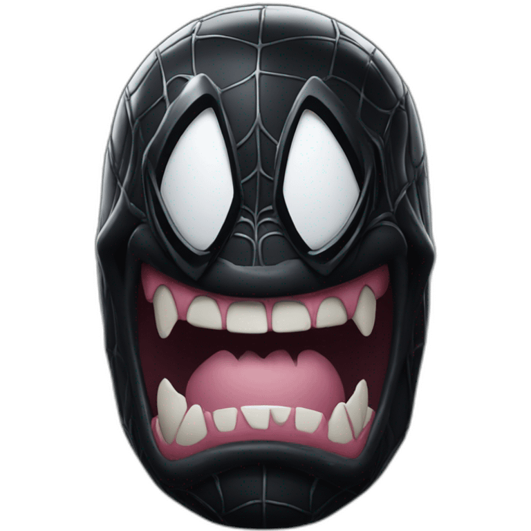 Venom from spider man emoji