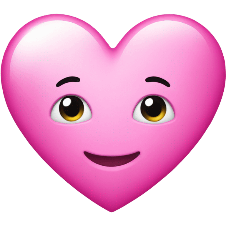 Pink heart emoji emoji