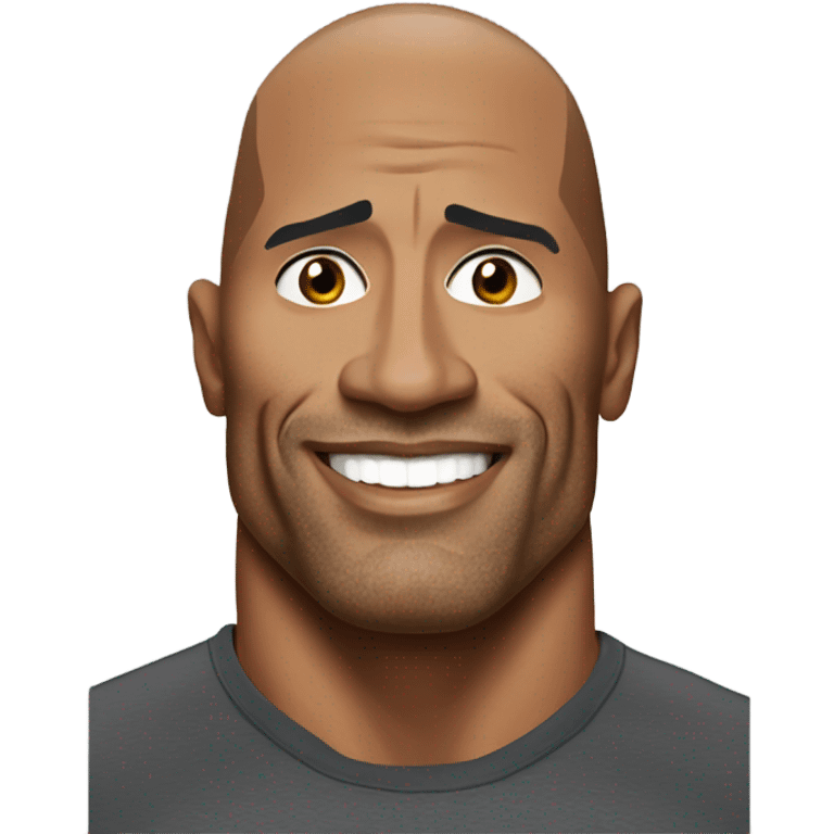 Dwayne Johnson emoji