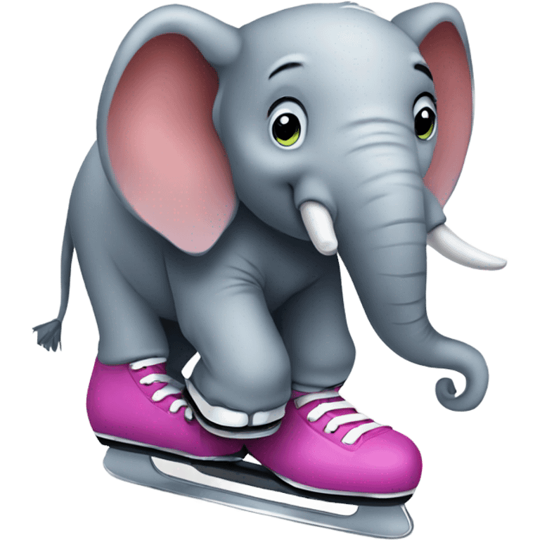 elephant on skates emoji