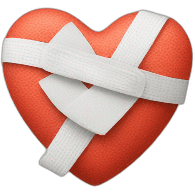 Heart with bandage emoji