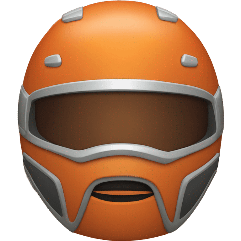 orange motorycle helmet emoji