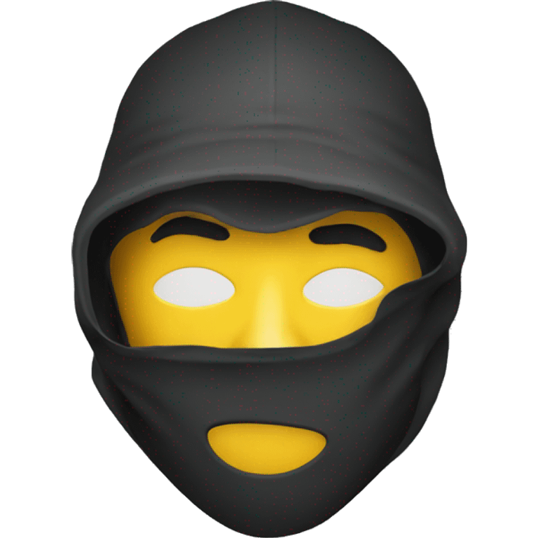 robber mask  emoji