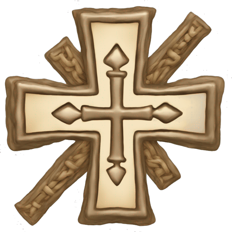 Darfash Mandaean Cross emoji