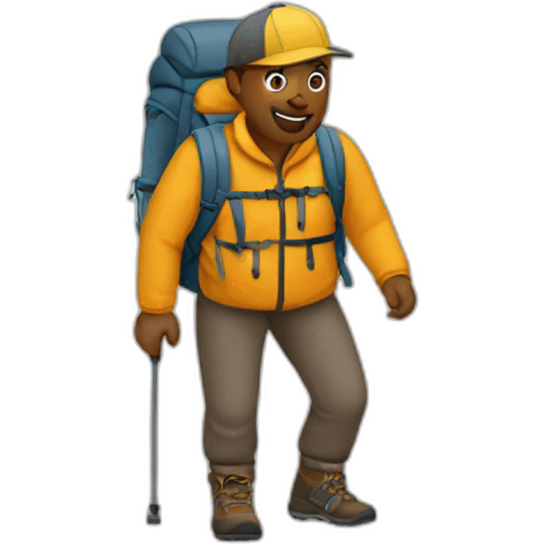 hiker emoji