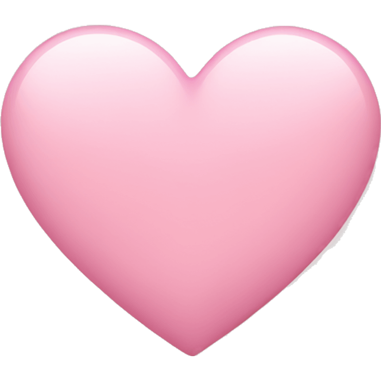 light pink heart emoji