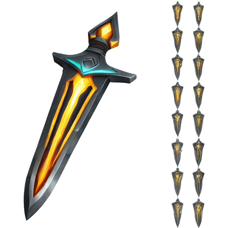 sci-fi-dagger-with ray-blade emoji