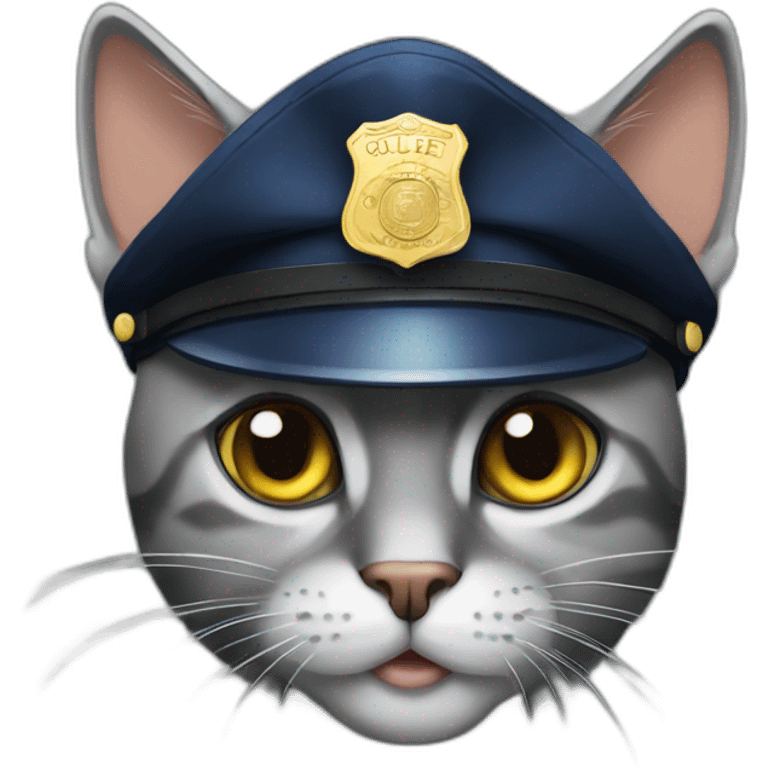 police cat emoji