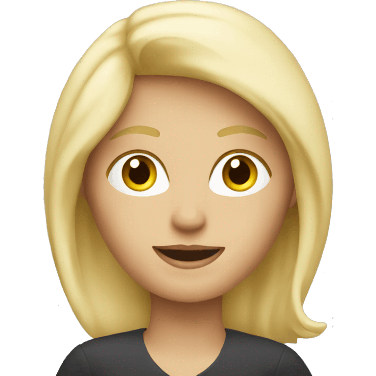 blonde lady driving  emoji