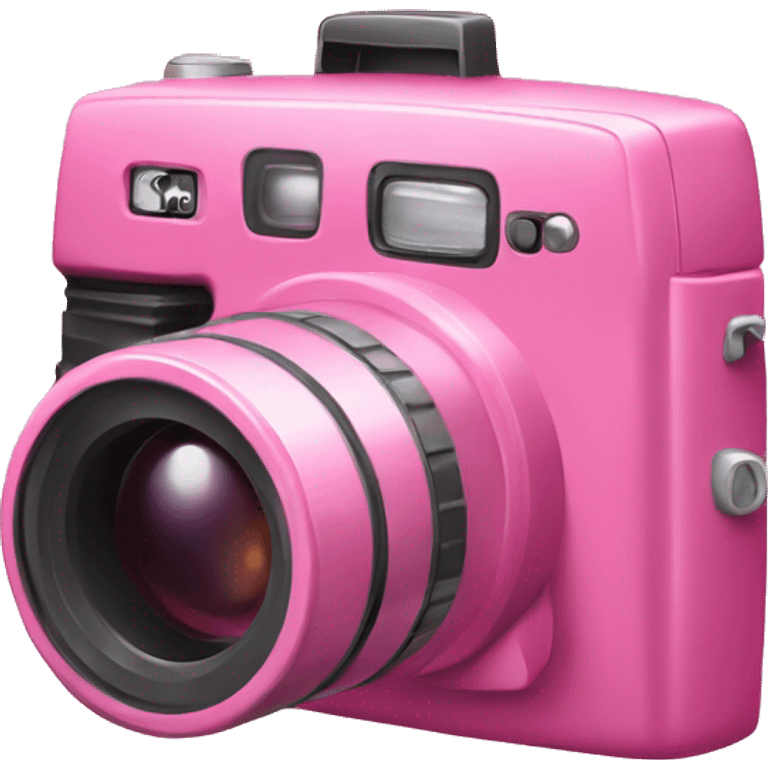 pink camera emoji