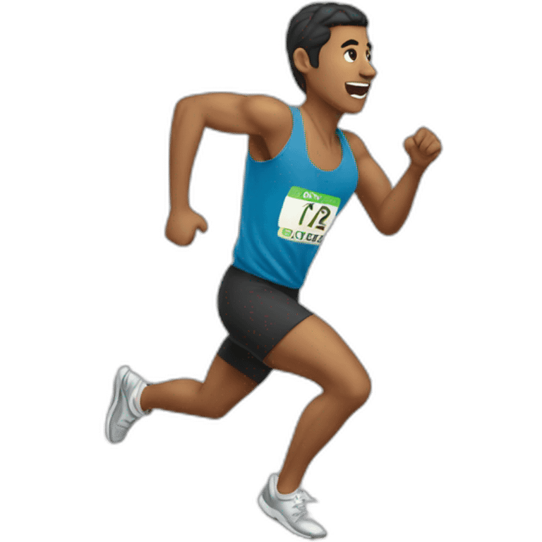 Runnin alegre emoji