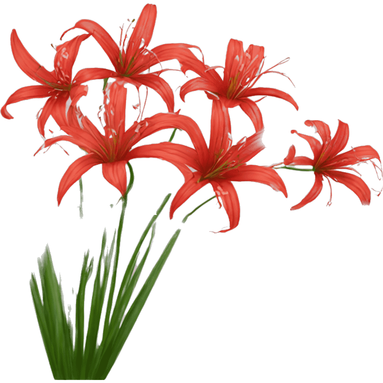 ￼ Red spider lilies  emoji