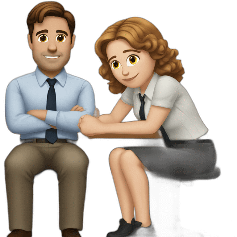 Jim and Pam The Office emoji