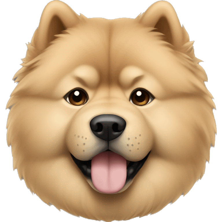 Chowchow beige color emoji