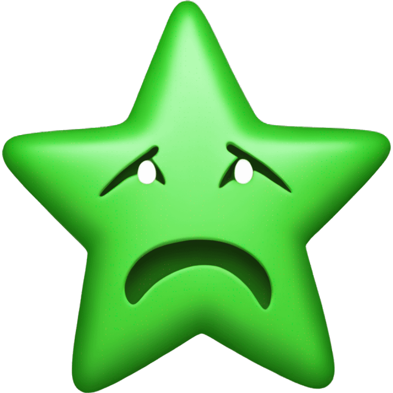 Green star emoji