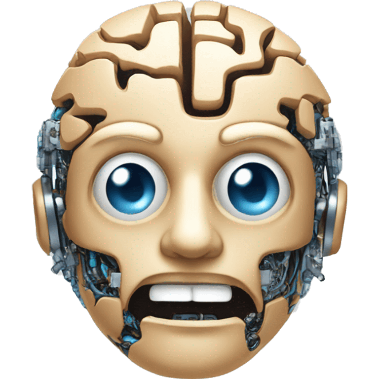 technological AI brain emoji