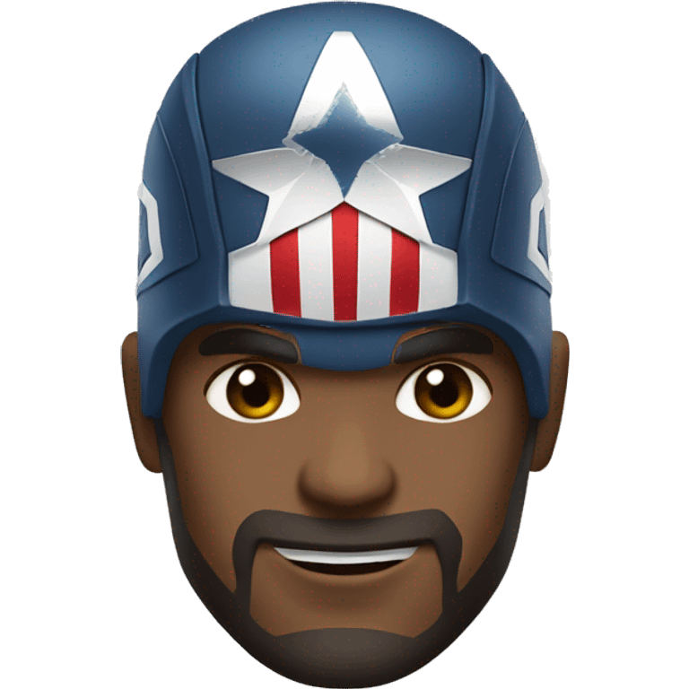 Captain America with "§" on his shield. emoji