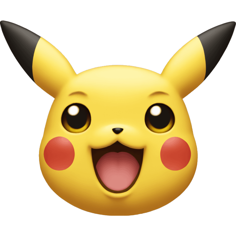 Pikachu face emoji