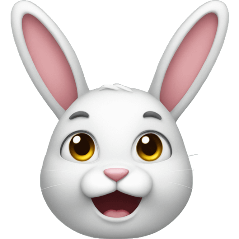 upset bunny emoji