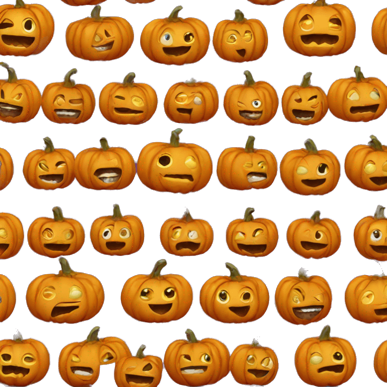 A pumpkin with candy inside emoji