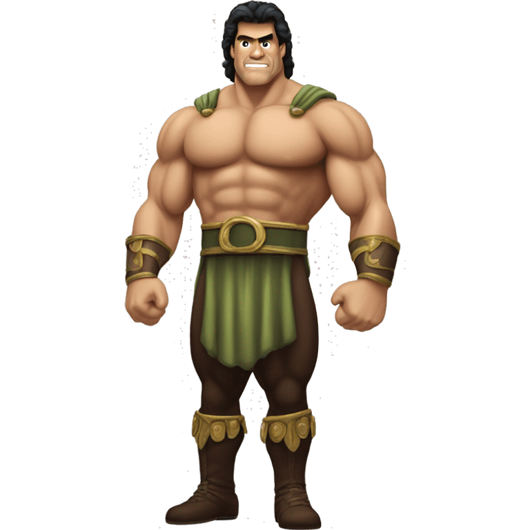 massive muscular Lou Ferrigno as Hercules emoji