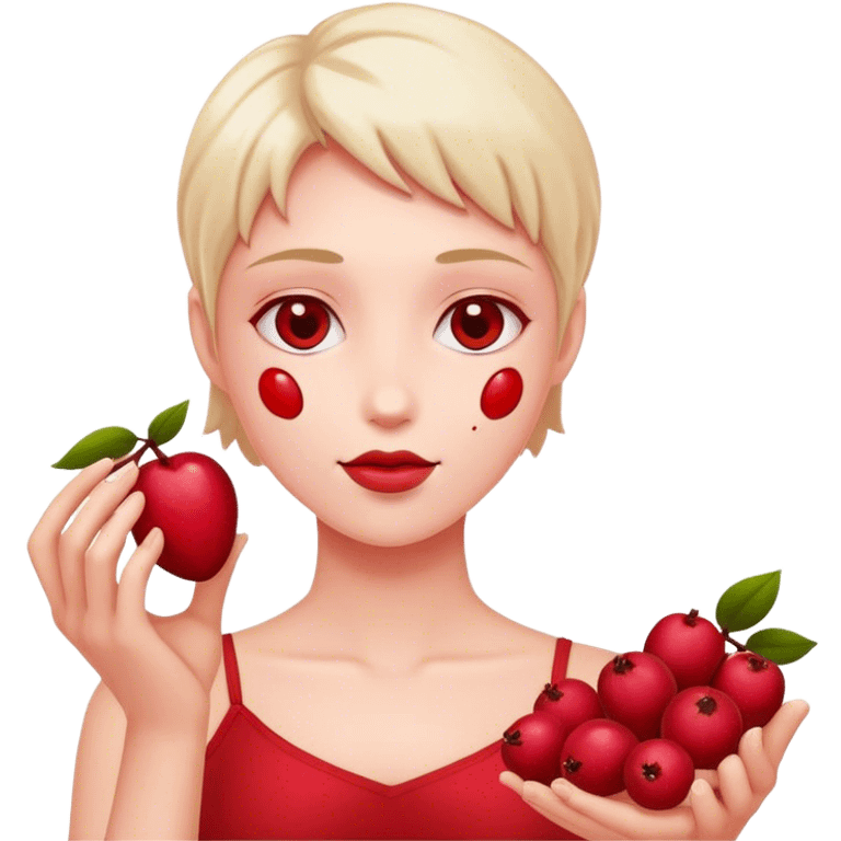 red fruits emoji