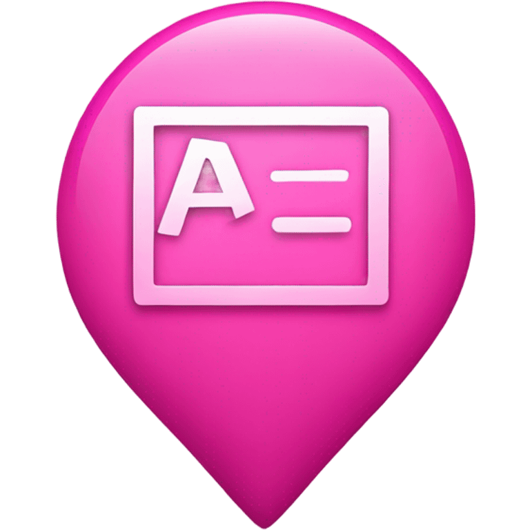 Pink Checkbox emoji